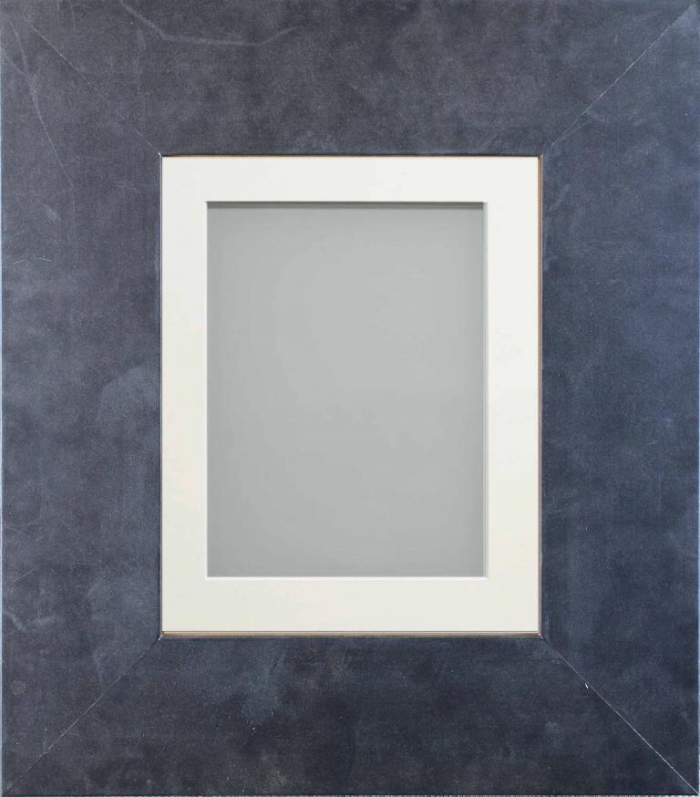 Valencia Grey Slate 15 7x15 7 Frame With Off White Mount Cut For Image