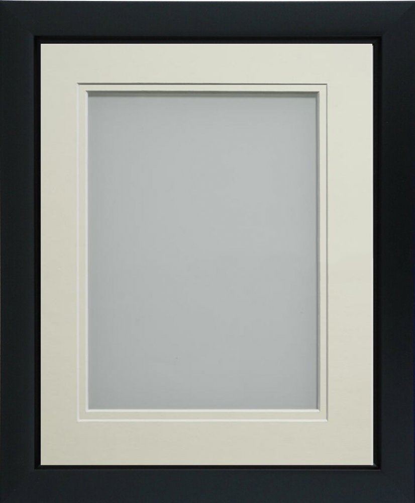 Black or White Photo Picture Frames with Quality Black , White or Ivory  Mounts