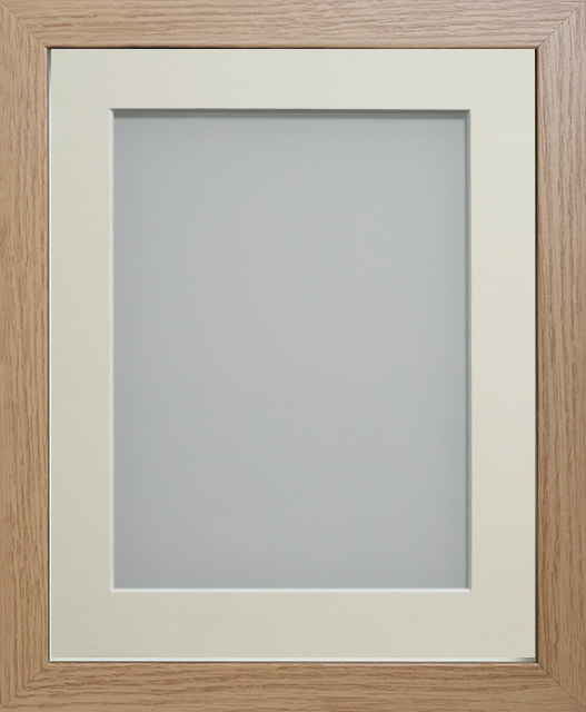 Allington Beech 14x11 frame with Ivory mount cut for image size A4 (11 ...