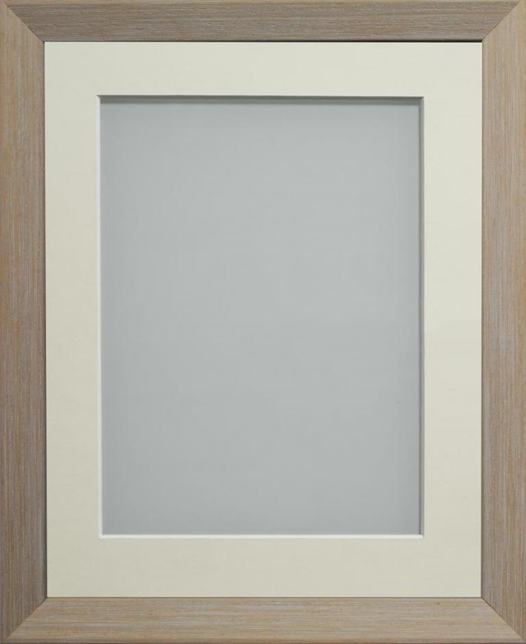 Amalfi Taupe 6x4 frame with Ivory mount cut for image size 4x3