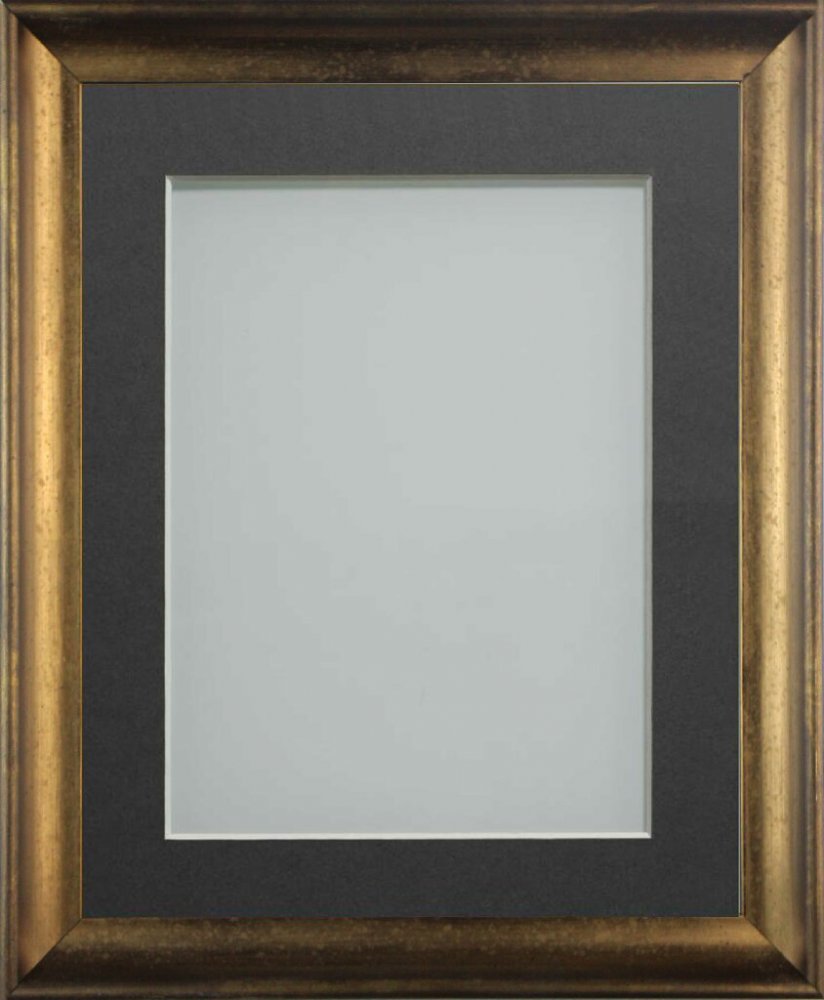 Anglesey Burnt Copper 12x12 frame with Grey mount cut for image size 10x10