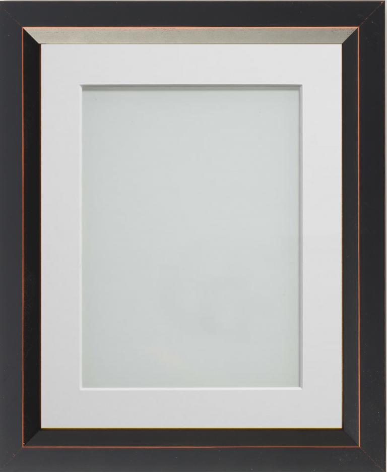 Carter Black 30x20 frame with White mount cut for image size A2 (23.4x16.5)