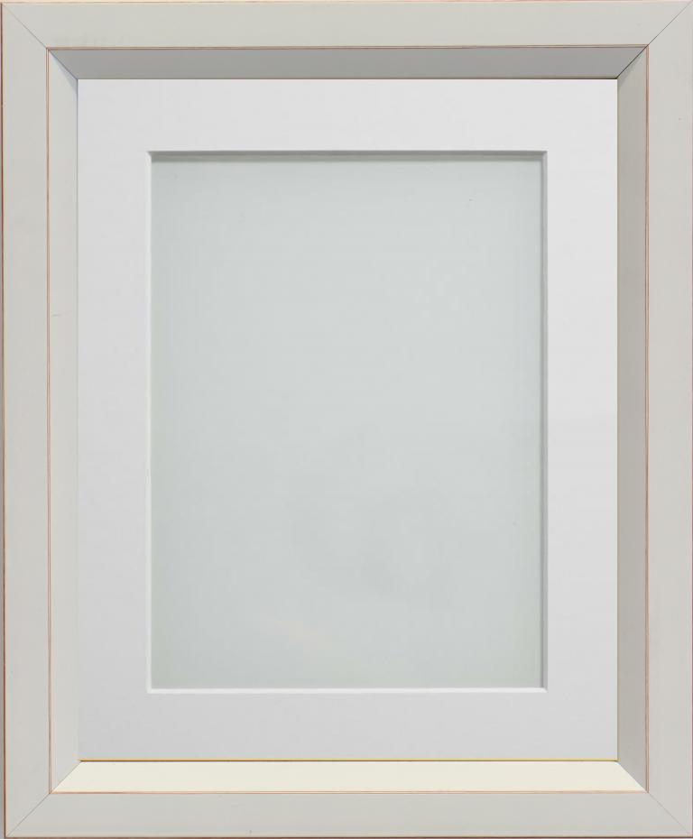 Carter White 14x11 frame with White mount cut for image size A4 (11 ...