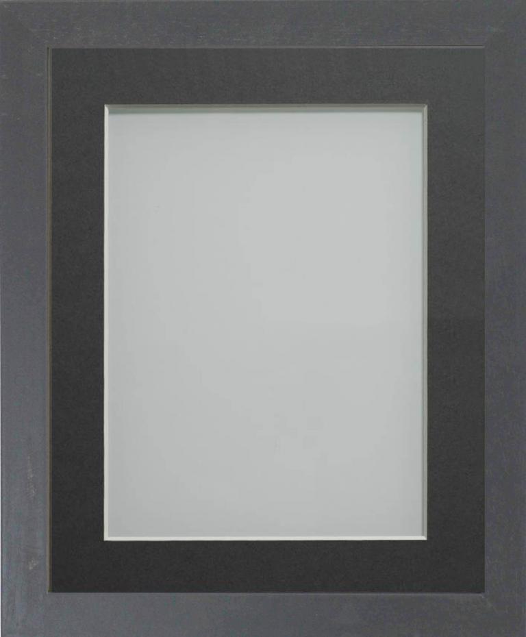 Connolly Grey 20x16 frame with Grey mount cut for image size 15x10