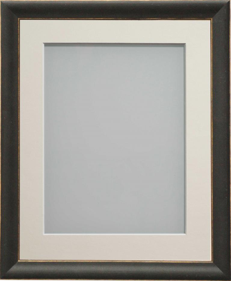 Darcy Black 20x16 frame with Ivory mount cut for image size 15x10