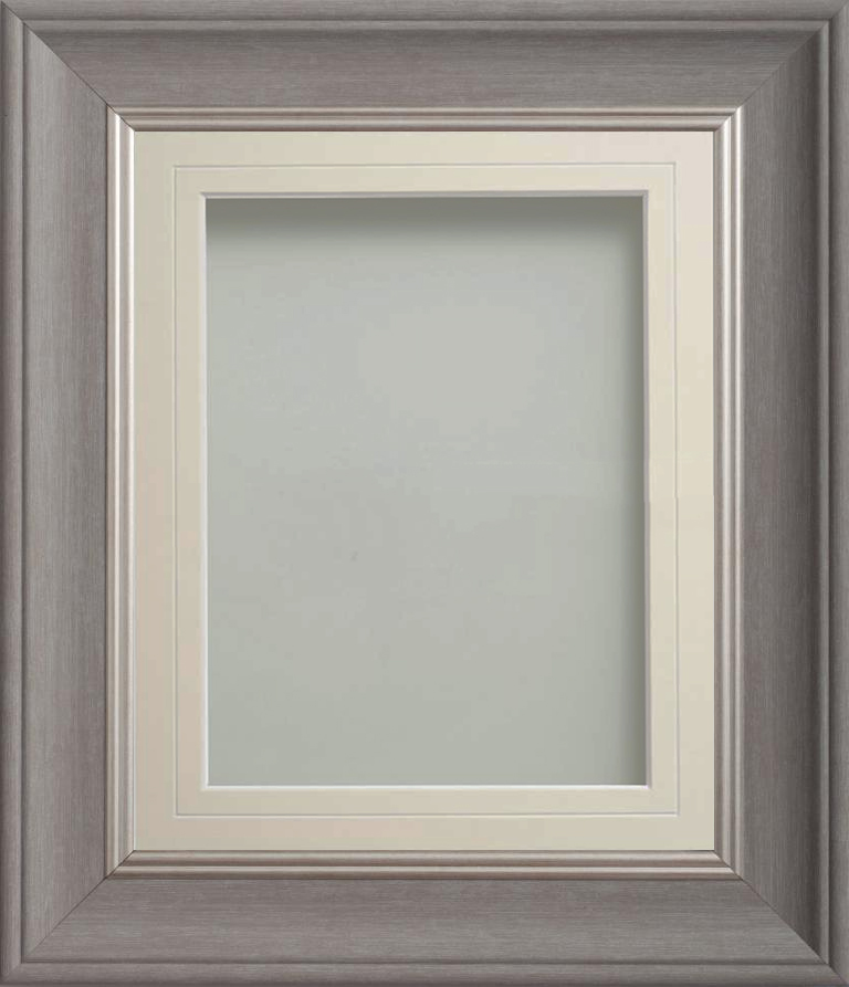 Drummond Gunmetal Grey A4 (11.75x8.25) frame with Ivory V-Groove mount ...