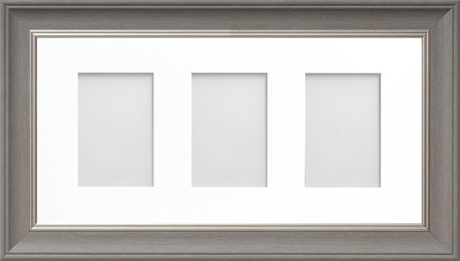 Drummond Multi Aperture Gunmetal Grey 20x10 frame with White mount cut ...