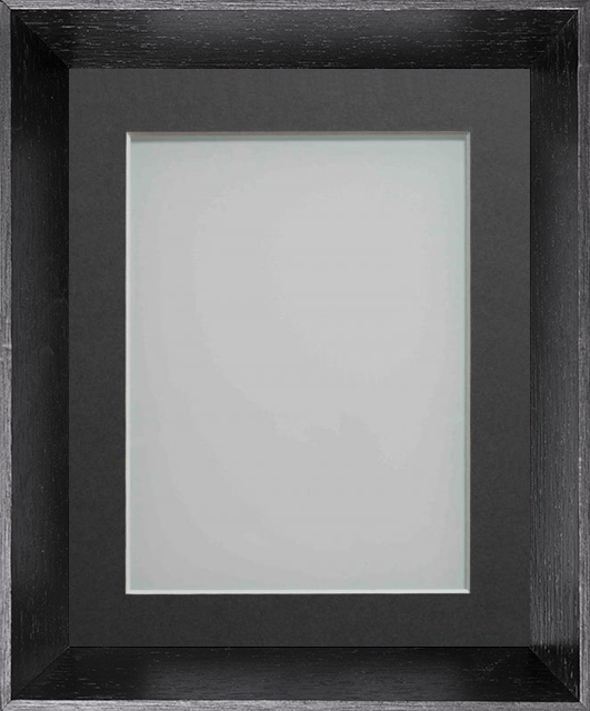 Eccleston Black 36x24 frame with Grey mount cut for image size 30x20