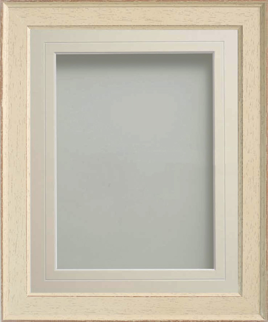 Farrell Rustic Hessian A2 (23.4x16.5) frame with Ivory V-Groove mount ...