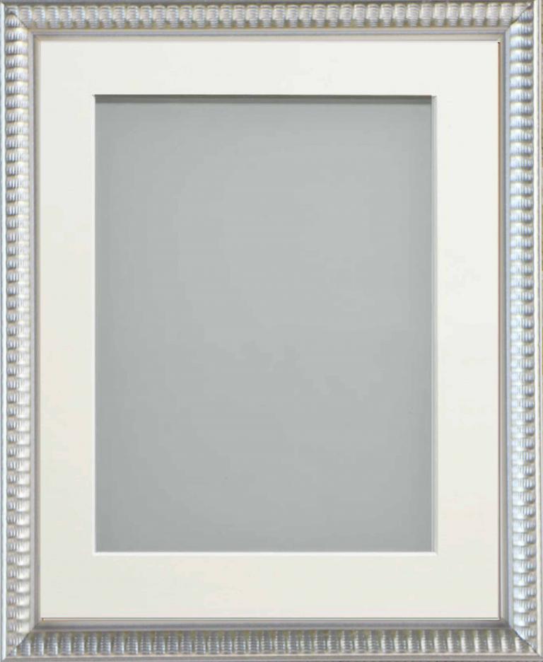 Grantham Silver A4 (11.75x8.25) frame with Off-White mount cut for ...