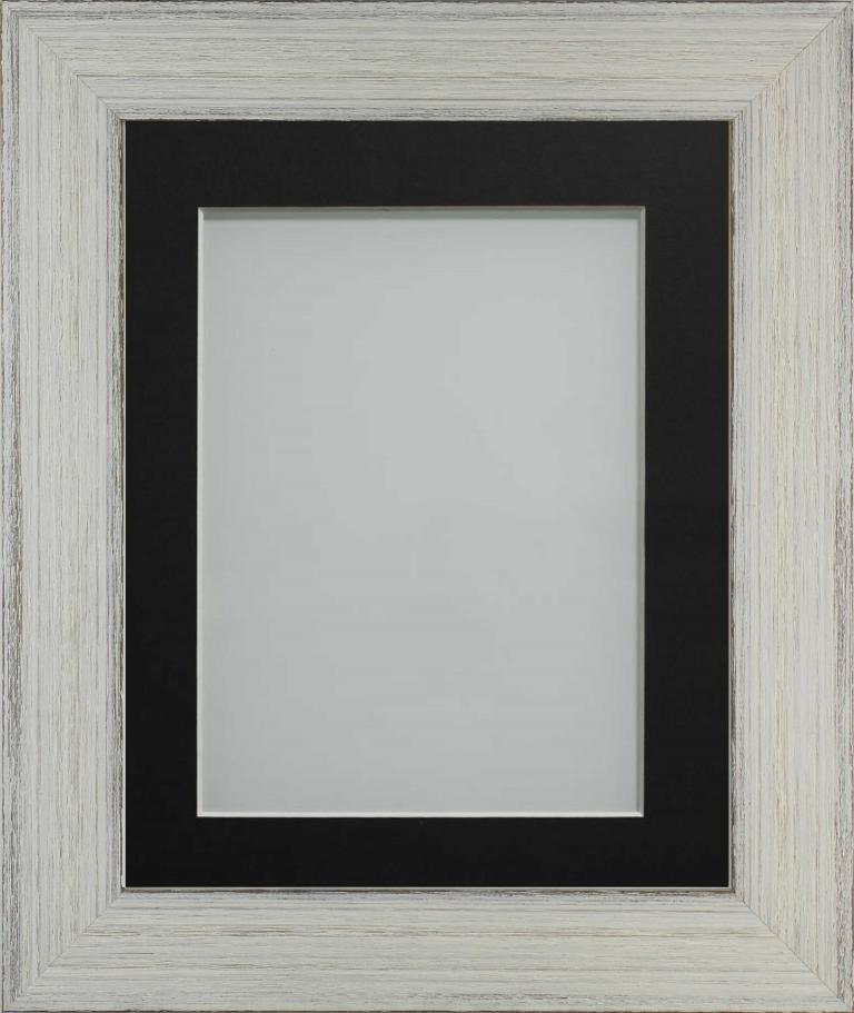 Kingswood White 36x24 frame with Black mount cut for image size 30x20