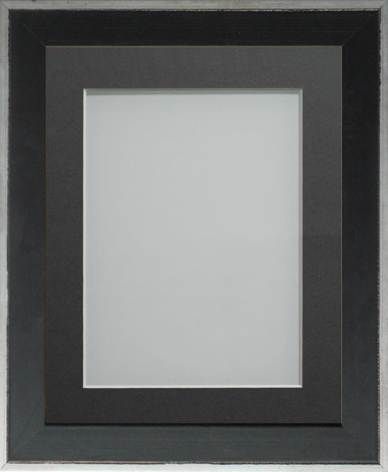 Newbury Black A1 (33.1x23.4) frame with Grey mount cut for image size ...