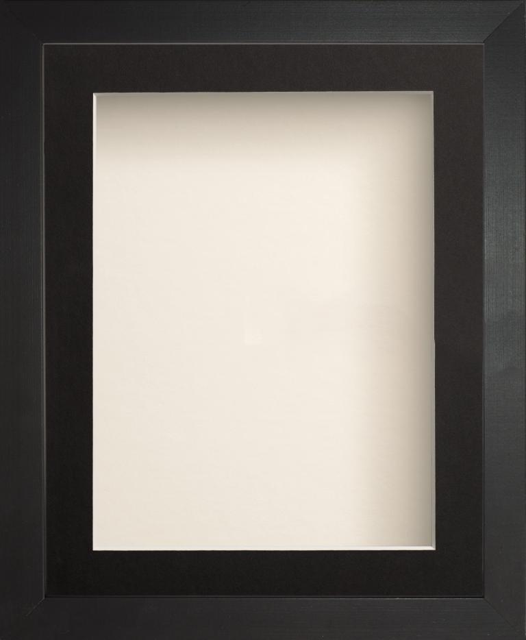 Radcliffe Box Frame Black with Ivory Backing Board 20x16 frame with ...