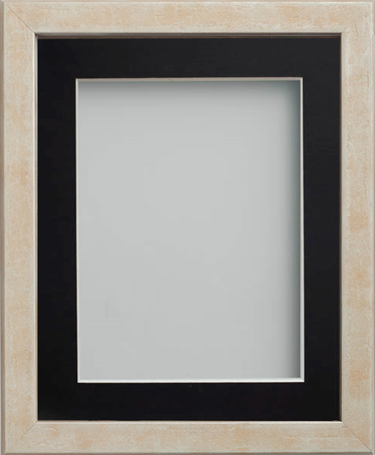 Randall Champagne Gold 10x8 frame with Black mount cut for image size 7x5