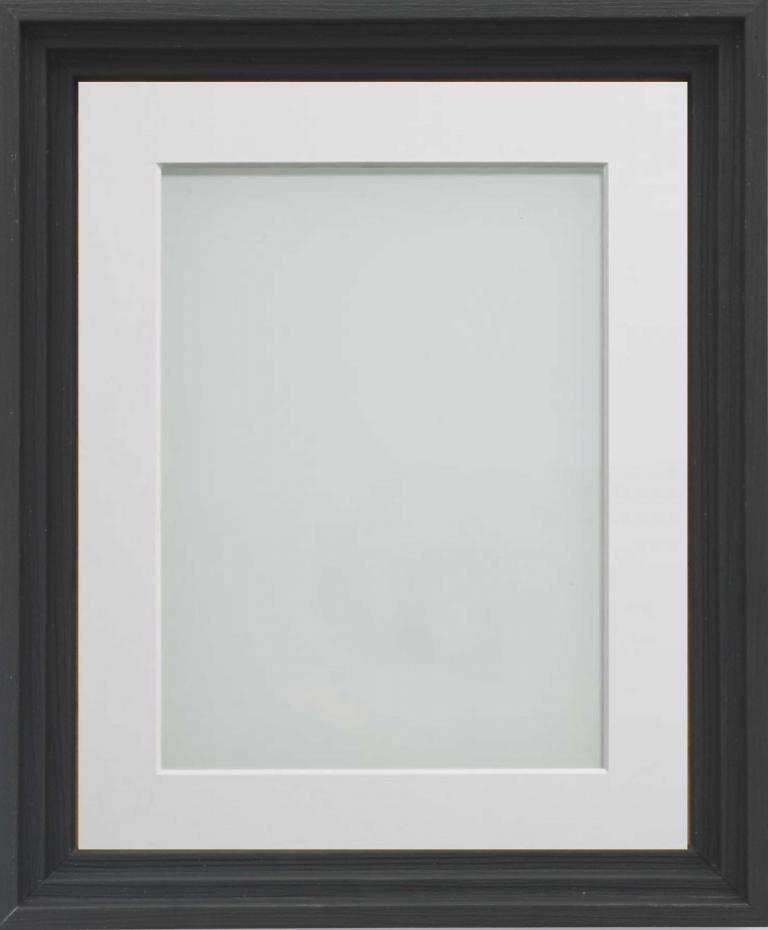 Stamford Grey 12x12 frame with White mount cut for image size 10x10